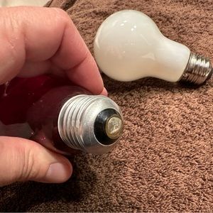 Reptile dome light bulbs. Set of 2